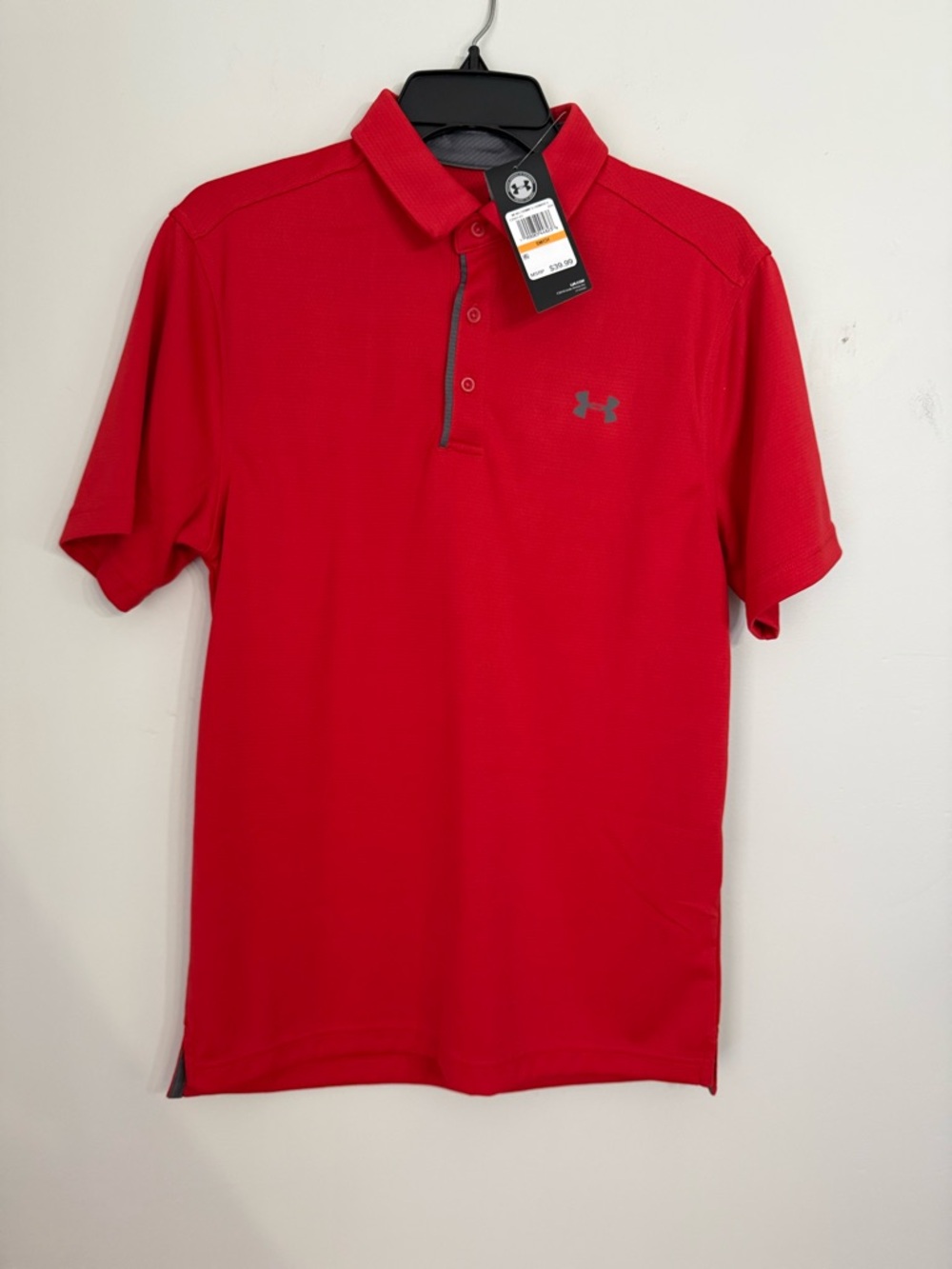 Under Armour Men’s Polo Shirt Size Small Red Retail $39.99 NWT
